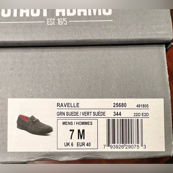 ? Stacy Adams Ravelle Men\'s Green Suede Loafers size 7 *New in Box main image 3